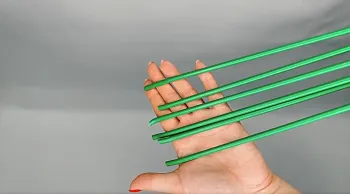 Дуги для парника металлические в ПВХ d=6мм (пруток 2,2 м) (по 6 дуг в комплекте, 10 компл. в связке)