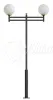 Стальной фонарный столб Т-13-2 со светильниками