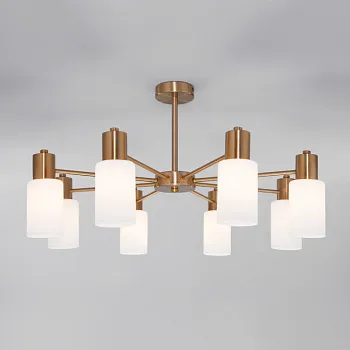 Люстра на штанге Eurosvet 70160/8 латунь Люстра на штанге Eurosvet 70160/8 латунь