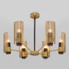 Люстра на штанге Eurosvet 70139/6 латунь Люстра на штанге Eurosvet 70139/6 латунь