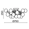 Накладная люстра Maytoni MOD545PL-20G Накладная люстра Maytoni MOD545PL-20G