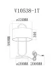 Настольная лампа Moderli V10538-1T Настольная лампа Moderli V10538-1T