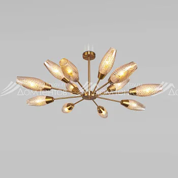 Люстра на штанге Eurosvet 60140/12 золото Люстра на штанге Eurosvet 60140/12 золото