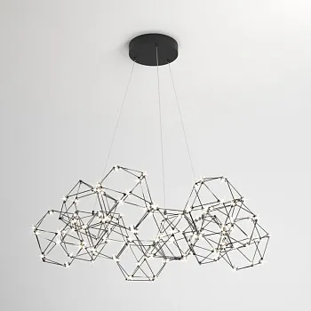 Подвесная люстра Eurosvet 90169/12 черный жемчуг