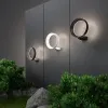 Светильник настенный Elektrostandard 1710 TECHNO LED Ring чёрный