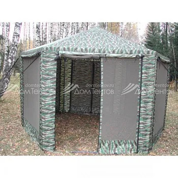 Шатер Митек «Пикник» 6 граней камуфлированный Шатер Митек «Пикник» 6 граней камуфлированный