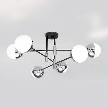 Люстра на штанге Eurosvet 70129/6 хром Люстра на штанге Eurosvet 70129/6 хром