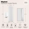 Светильник настенный Maytoni O419WL-02W Светильник настенный Maytoni O419WL-02W