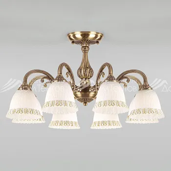 Люстра на штанге Eurosvet 60107/8 античная бронза Люстра на штанге Eurosvet 60107/8 античная бронза