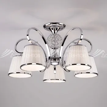 Люстра на штанге Eurosvet 60088/5 хром Люстра на штанге Eurosvet 60088/5 хром