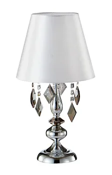 Настольная лампа Crystal Lux MERCEDES LG1 CHROME/SMOKE Настольная лампа Crystal Lux MERCEDES LG1 CHROME/SMOKE