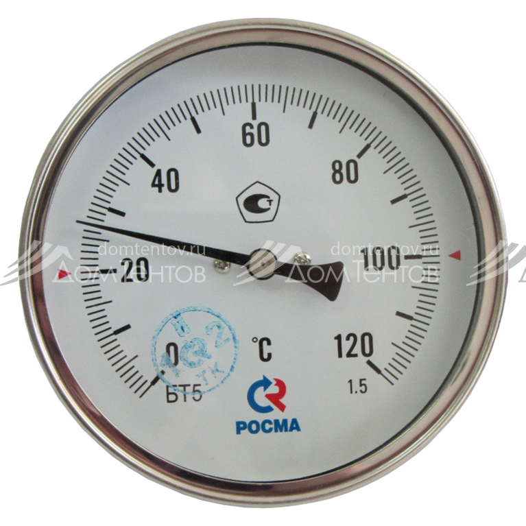 Термометр осевой биметаллический