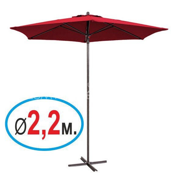 Зонт "Алый" Ø2,2м