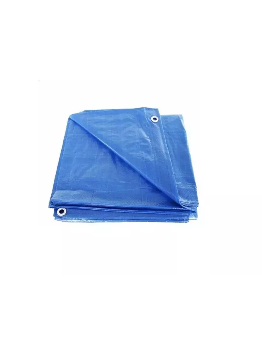 Тент Тарпаулин 80 г/м2 6х10 с люверсами