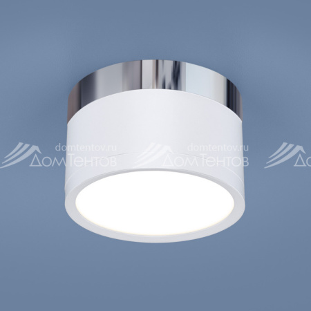 Накладной светильник Elektrostandard DLR029 10W 4200K белый матовый/хром