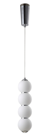 Подвесной светильник Crystal Lux DESI SP4 CHROME/WHITE