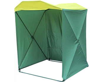 Торговая палатка Митек Кабриолет 2,5х2,0 желто-зеленая Торговая палатка Митек Кабриолет 2,5х2,0 желто-зеленая