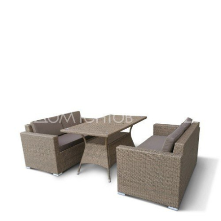 Комплект мебели из иск. ротанга T198B/S52B-W56 Light brown