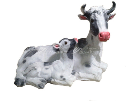 Корова с теленком Н-40см