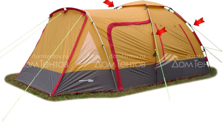 Основная дуга каркаса к палатке World of Maverick Ultra Premium (фибергласс, 11 мм, быстросборная)