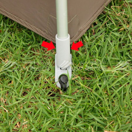Универсальная ножка для палаток World of Maverick Tourer, Fortuna 300 PR (АБС-пластик, под 16 мм.)