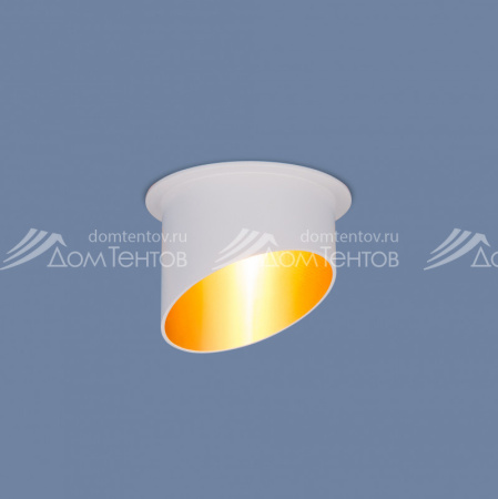 Встраиваемый светильник Elektrostandard 7005 MR16 WH/GD белый/золото