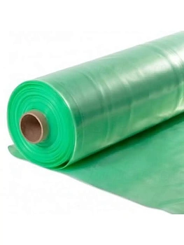 Полиэтиленовая пленка 120 мкм рулон 4х100м многолетняя, зеленая
