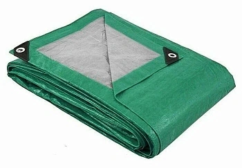 Тент Тарпаулин 100 г/м2 6х8 с люверсами