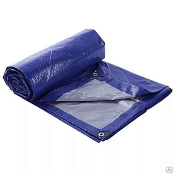 Тент Тарпаулин 180 г/м2 6х10 с люверсами Тент Тарпаулин 180 г/м2 6х10 с люверсами